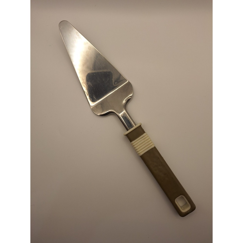 Rostfrei 18/8 Stainless Pie Server  8" Green Plastic Handle